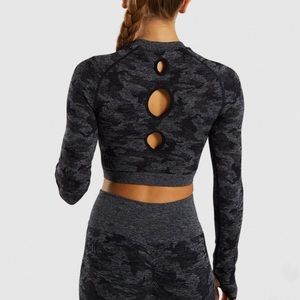 Authentic Gymshark Camo Crop